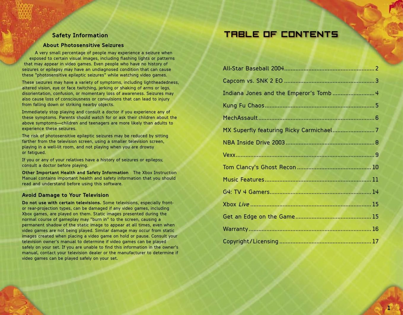 XBOX Manual: Exhibition Demo Disc - Volume 2 : Free Download 